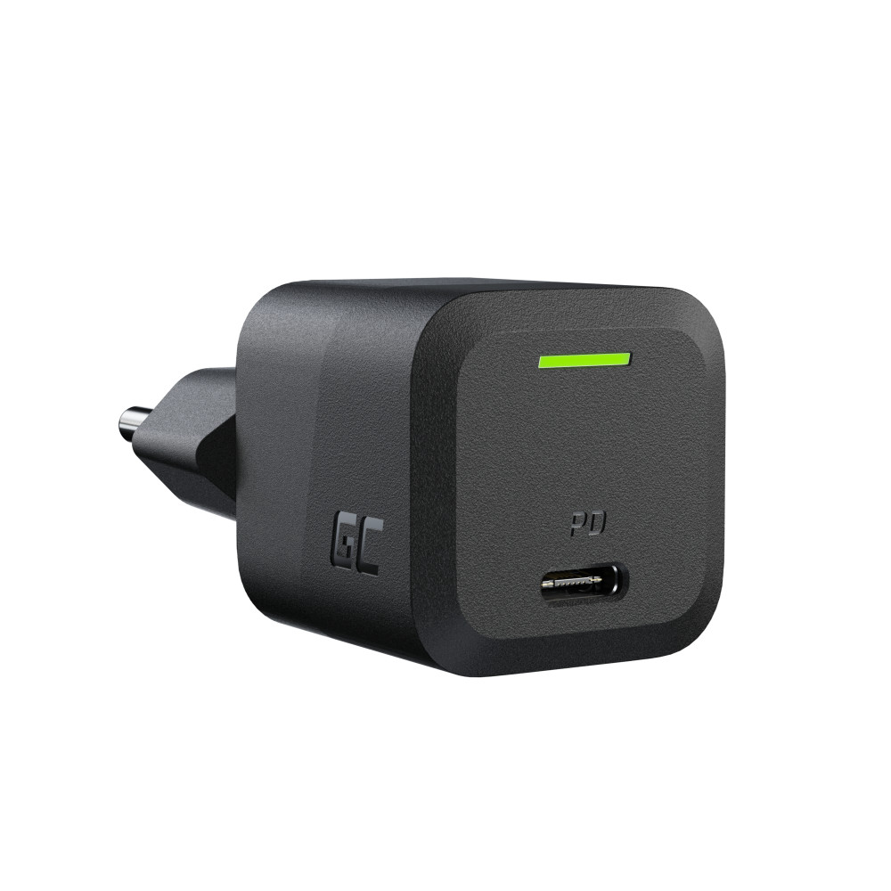 Green Cell GC PowerGaN USB-C 33 W töltő laptophoz, tablethez, telefonhoz, Macbookhoz, iPhonehoz CHARGC06