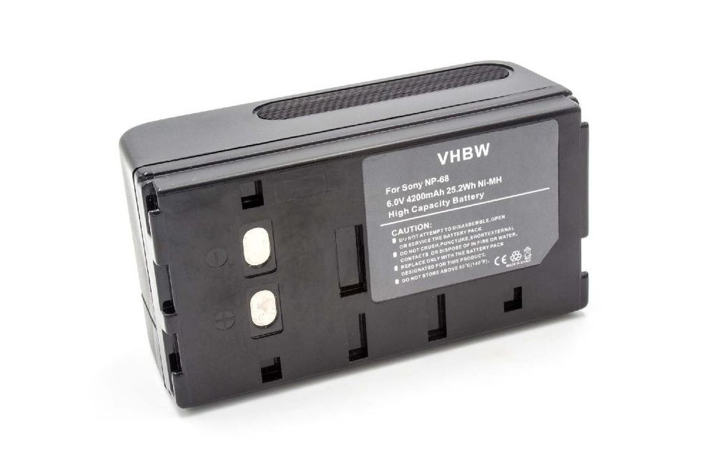 VHBW Akkumulátor JVC BN-V65U, BN-V22U, BN-V25U, BN-V50U - 4000mAh, 6V, NiMH