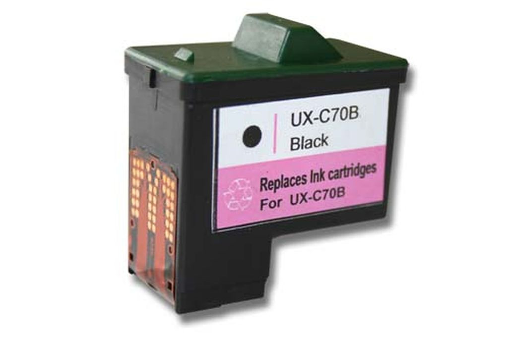 VHBW Sharp UX-C70B Tintapatron - Fekete 15 ml