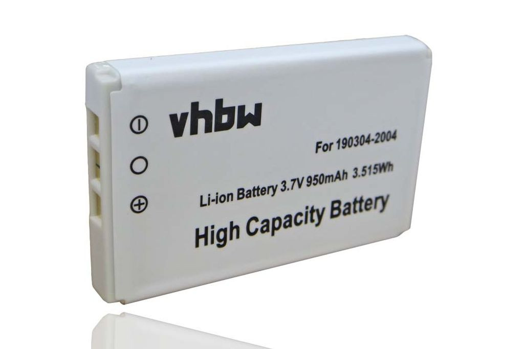 VHBW Logitech 1903040000, 190304-200, 190304-0004 - 950 mAh 3,7 V Li-Ion