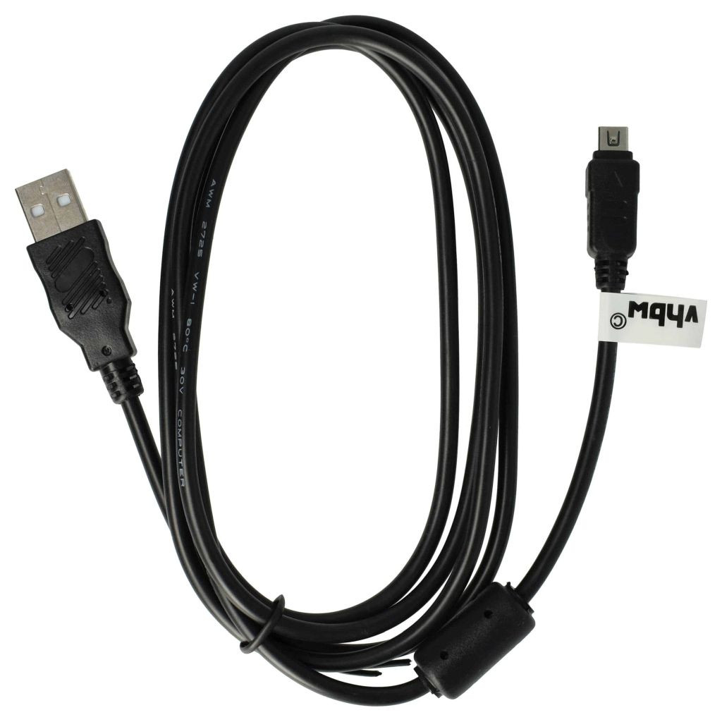 VHBW Olympus CB-USB6, CB-USB5, CB-USB8 USB adatkábel - 150 cm