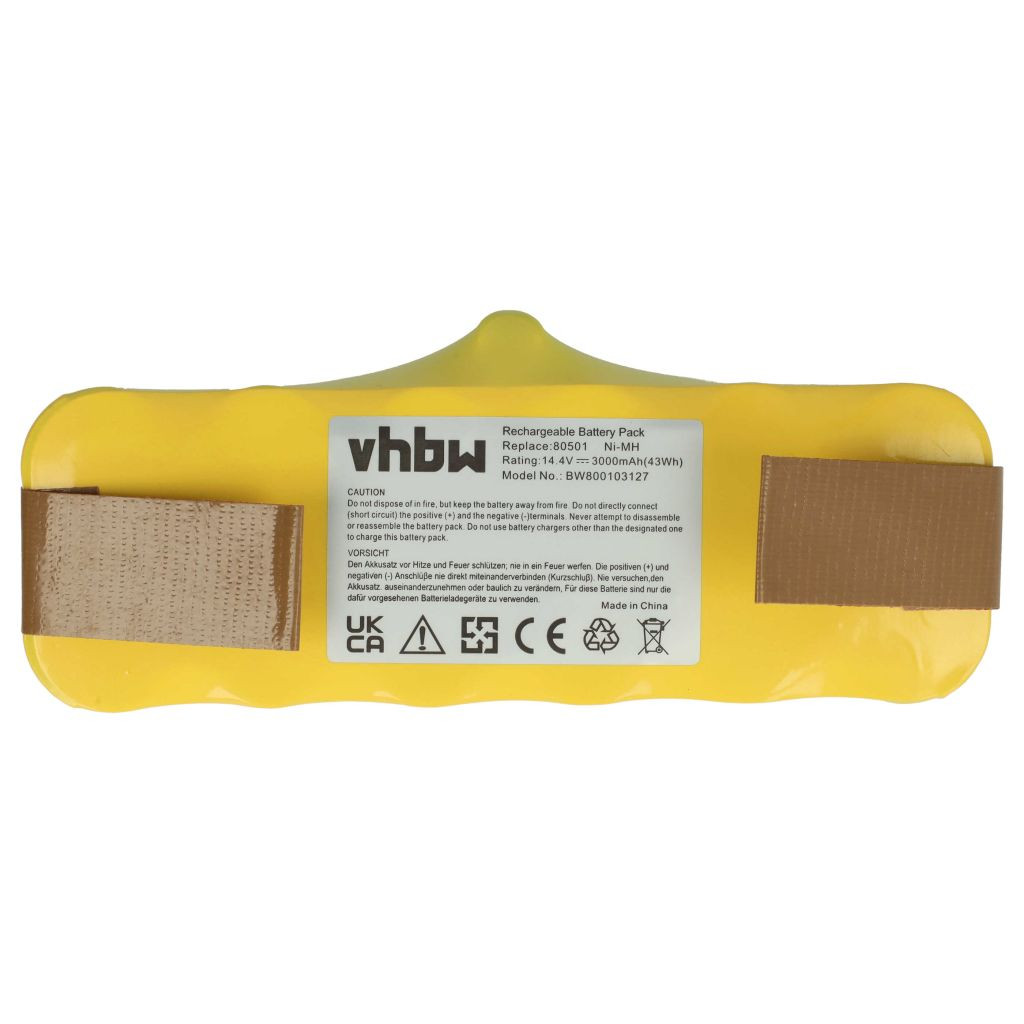 VHBW Akkumulátor 11702-hez - 3000 mAh, 14,4 V, NiMH VHBW Akkumulátor 11702-hez - 3000 mAh, 14,4 V, NiMH