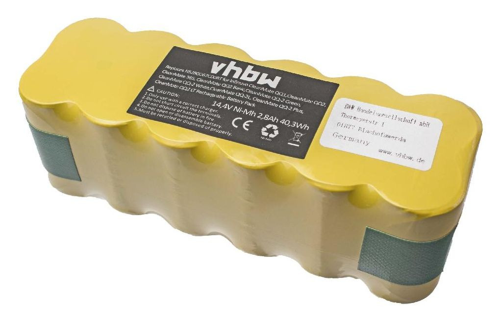 VHBW Akkumulátor NS280D67C00RT-hez - 2800 mAh, 14,4 V, NiMH