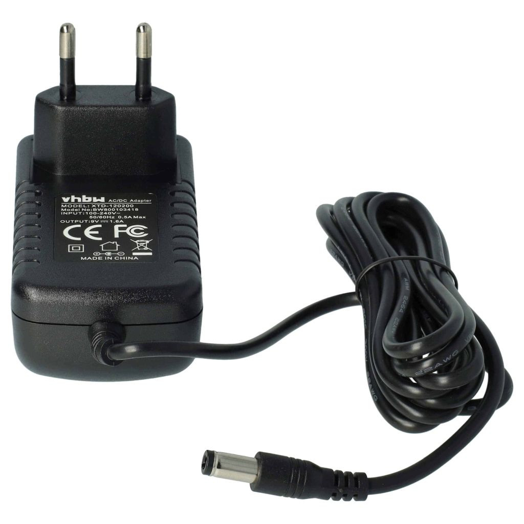 VHBW Brother AD-24EU, AD-24, AD-24E Hálózati Adapter - 120 cm