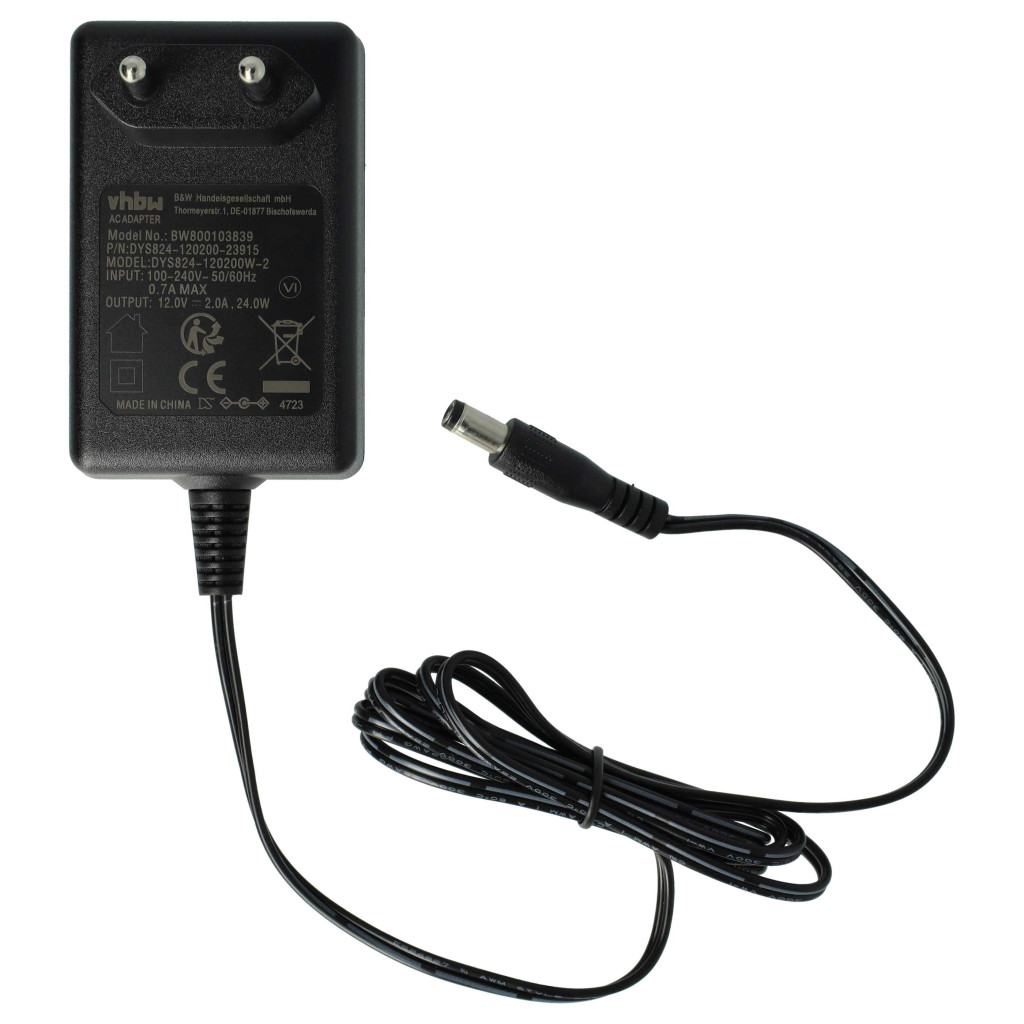 VHBW Hálózati adapter LED-FLA2009, LED-FLA2010 Philips transzformátorhoz - 10,8 cm