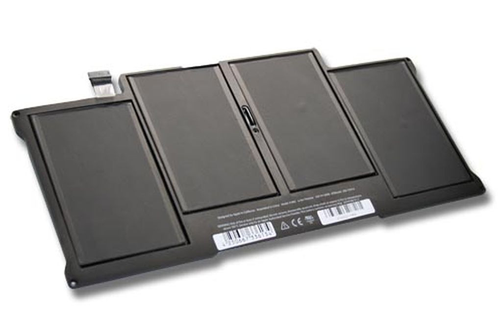 VHBW Notebook akkumulátor Apple 020-6955-01, 020-6955-B, A1369 - 6700 mAh 7,3 V Li-polimer, fekete