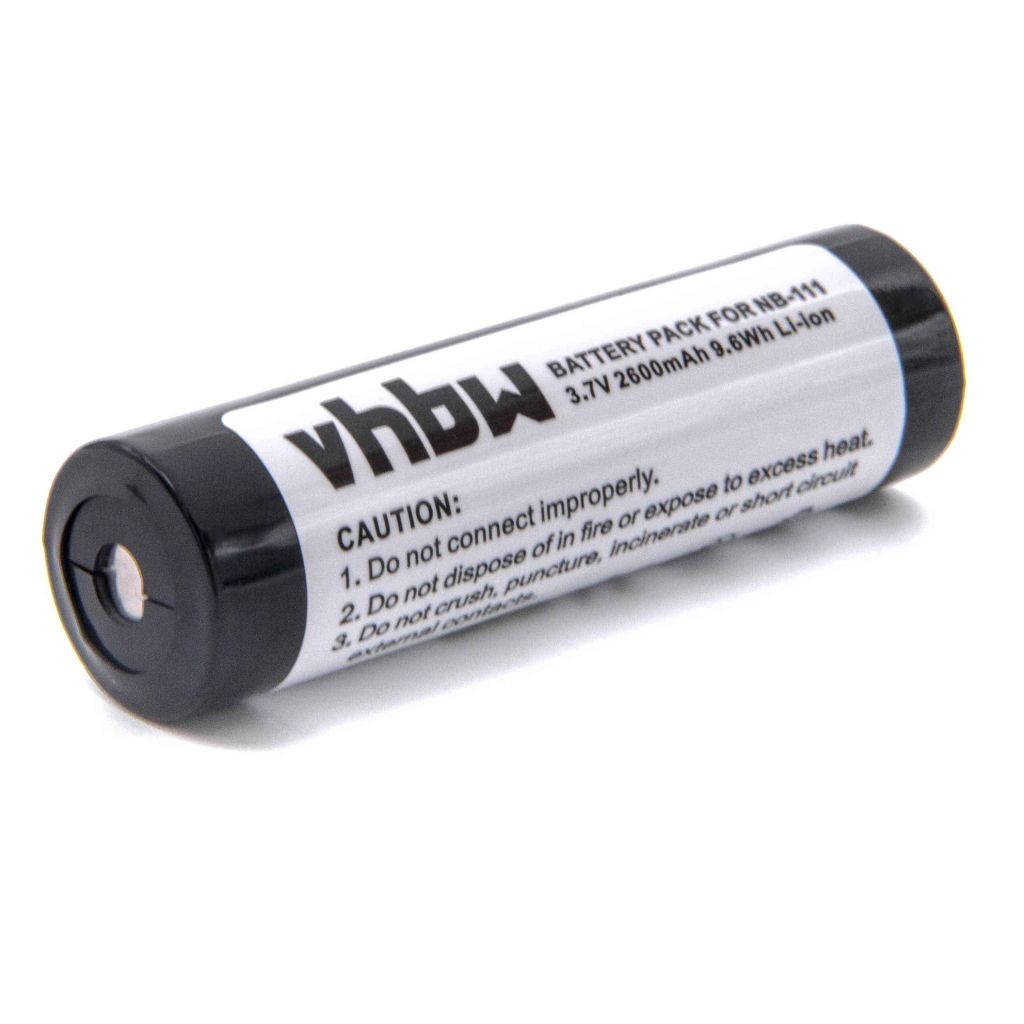 VHBW Minilemez akku a BP-1600R-hez - 2600 mAh 3,7 V Li-Ion