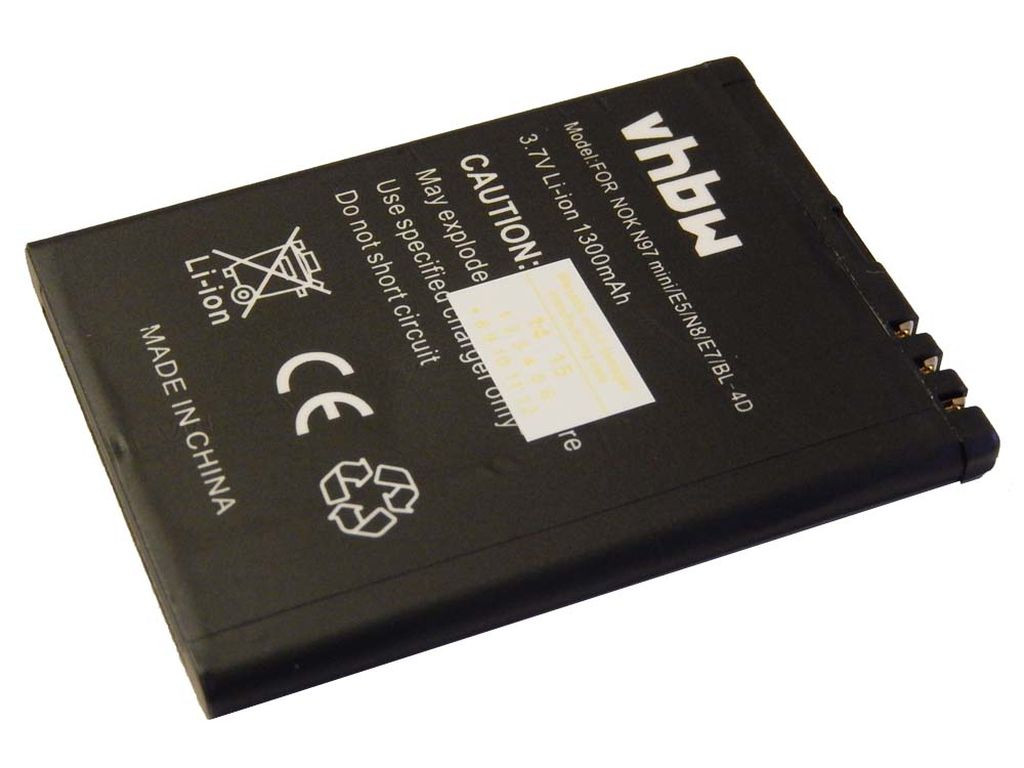 VHBW Mobiltelefon akkumulátor Binatone HZTBL-4D-01 - 1300 mAh 3,7 V Li-Ion