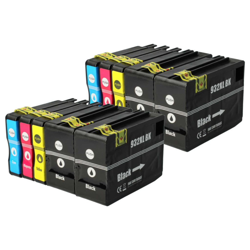 VHBW Tintasugaras patron HP 932XL, 933XL, 932, 933 - 314 ml