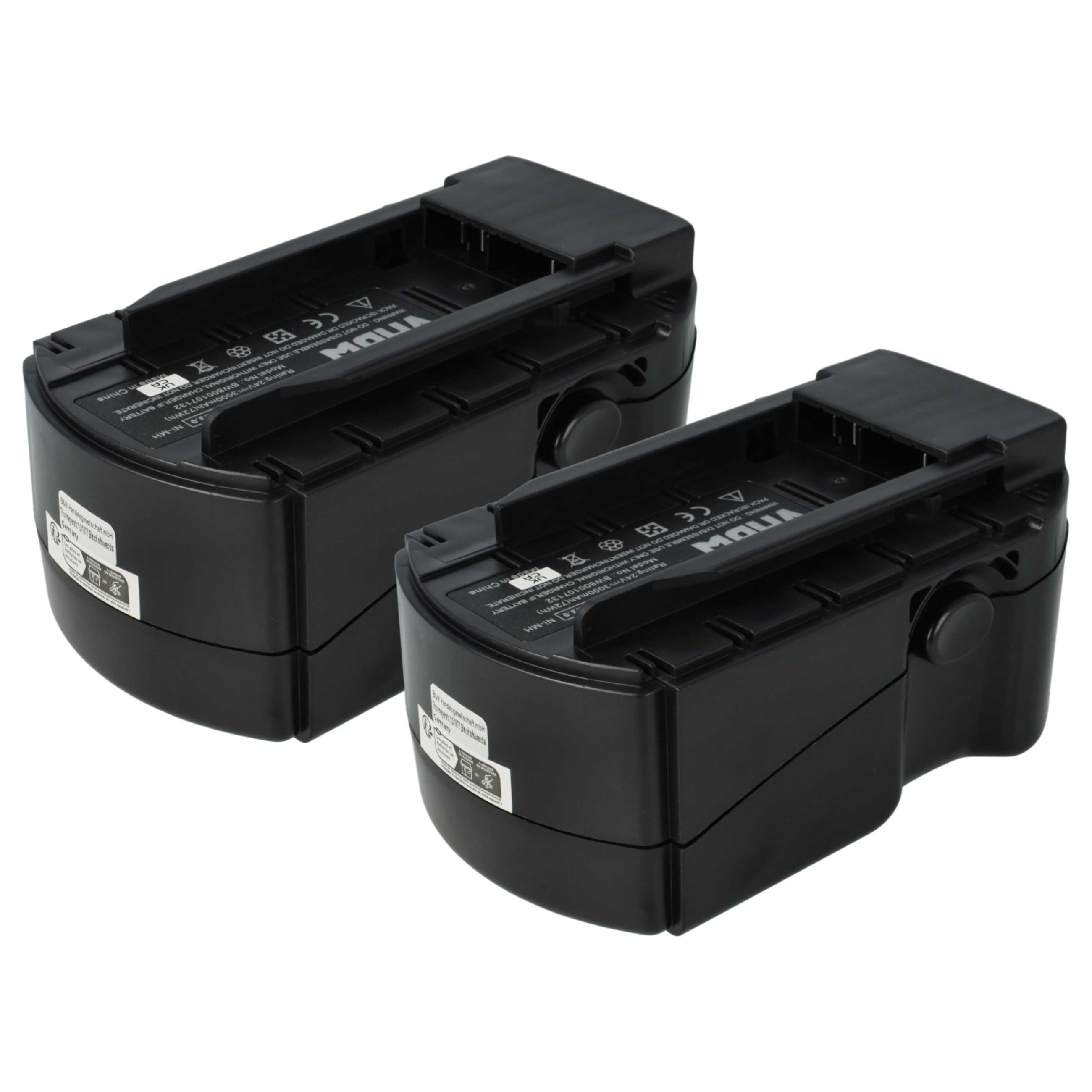 VHBW Elektromos szerszám akkumulátor Hilti B24, B 24/3.0, B 24/2.0 - 3000 mAh 24 V NiMH