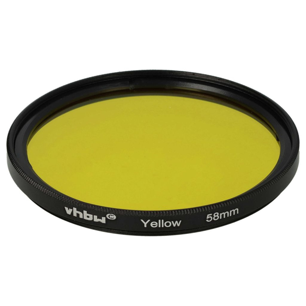 VHBW 58 mm Sárga Színes Szűrő