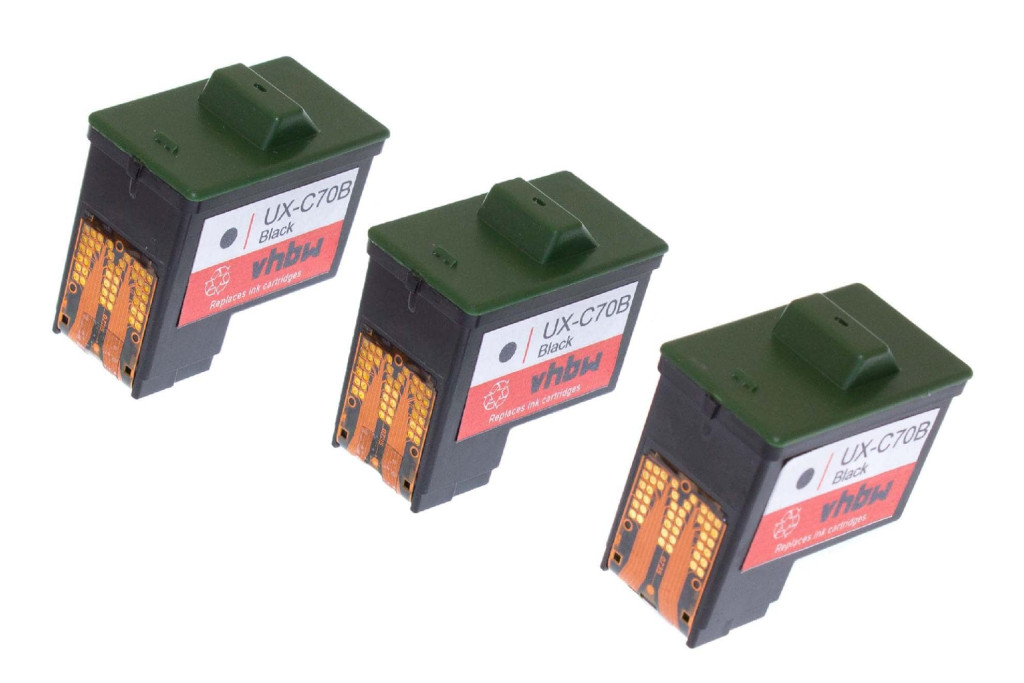 VHBW Tintapatron Sharp UX-C70B helyettesítő - fekete