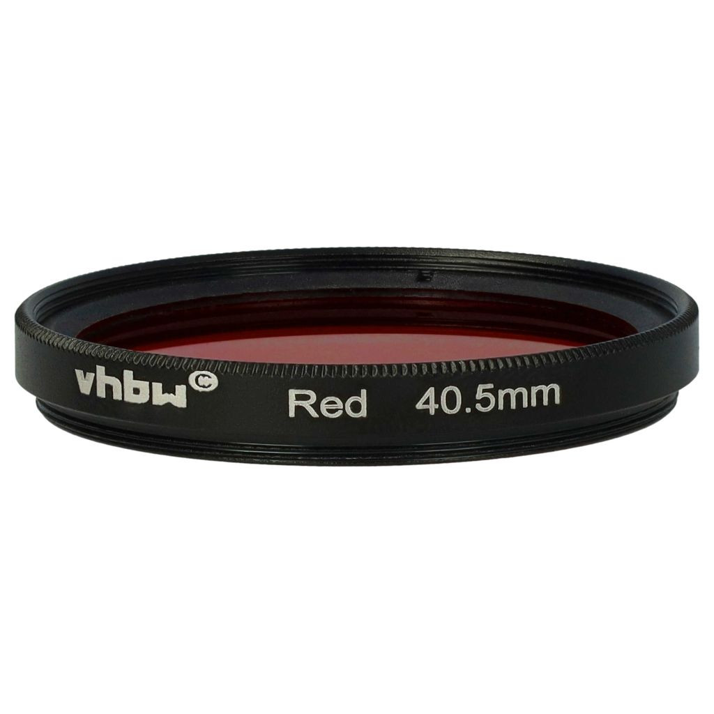 VHBW Piros Színes Szűrő, 40,5 mm Szűrőmenet