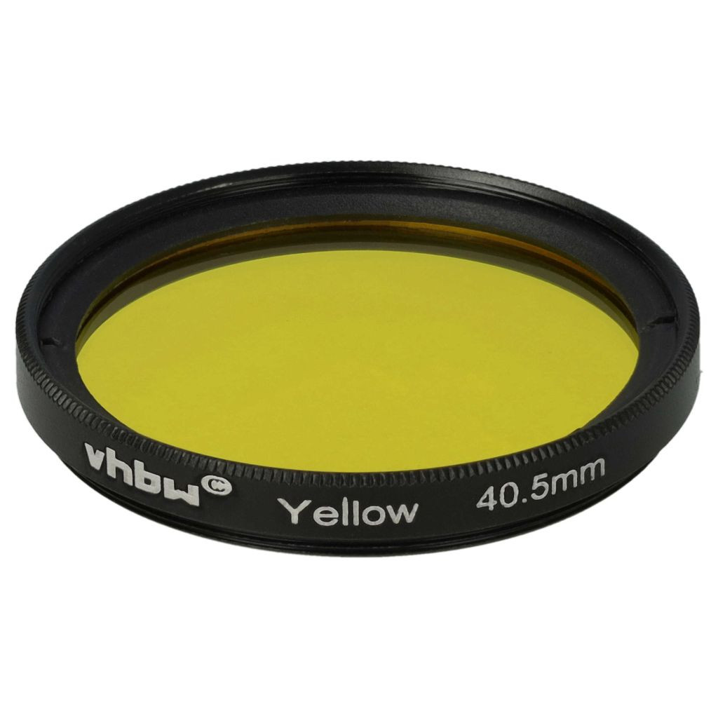 VHBW 40,5 mm Sárga Színes Szűrő Fényképezőgép-Objektívekhez