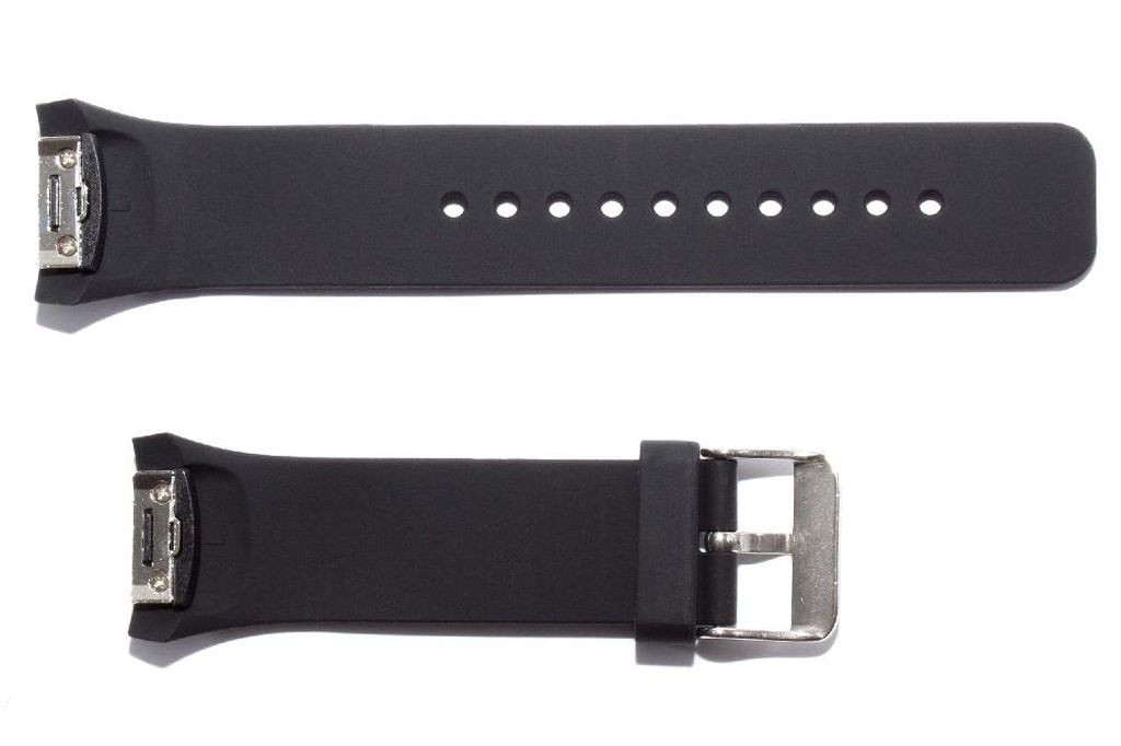 VHBW Samsung Galaxy Smartwatch L karszalag - 12,5 cm + 8,5 cm, 22 mm, szilikon, fekete
