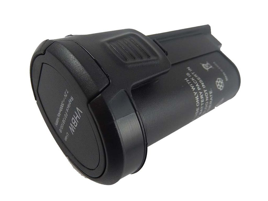 VHBW Elektromos kéziszerszámgép akkumulátor Dremel 26150808JA, 2 607 336 715, 2.615.080.8JA - 2000 mAh, 7,2 V, Li-Ion akkumulátort