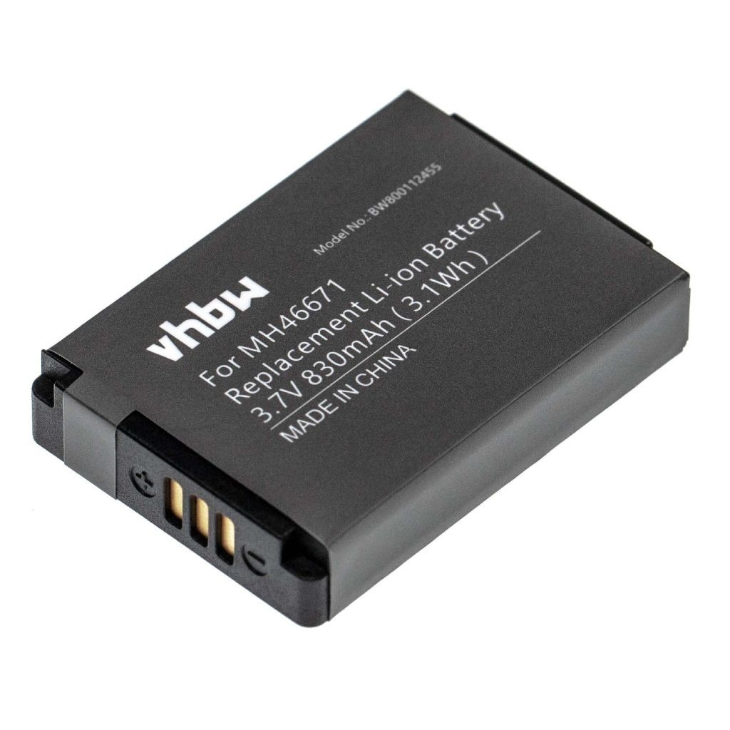 VHBW Vezeték nélküli fejhallgató akku a Parrot 1ICP7/28/35, PF56100, MH46671 készülékekhez - 830 mAh 1,2 V Li-Ion