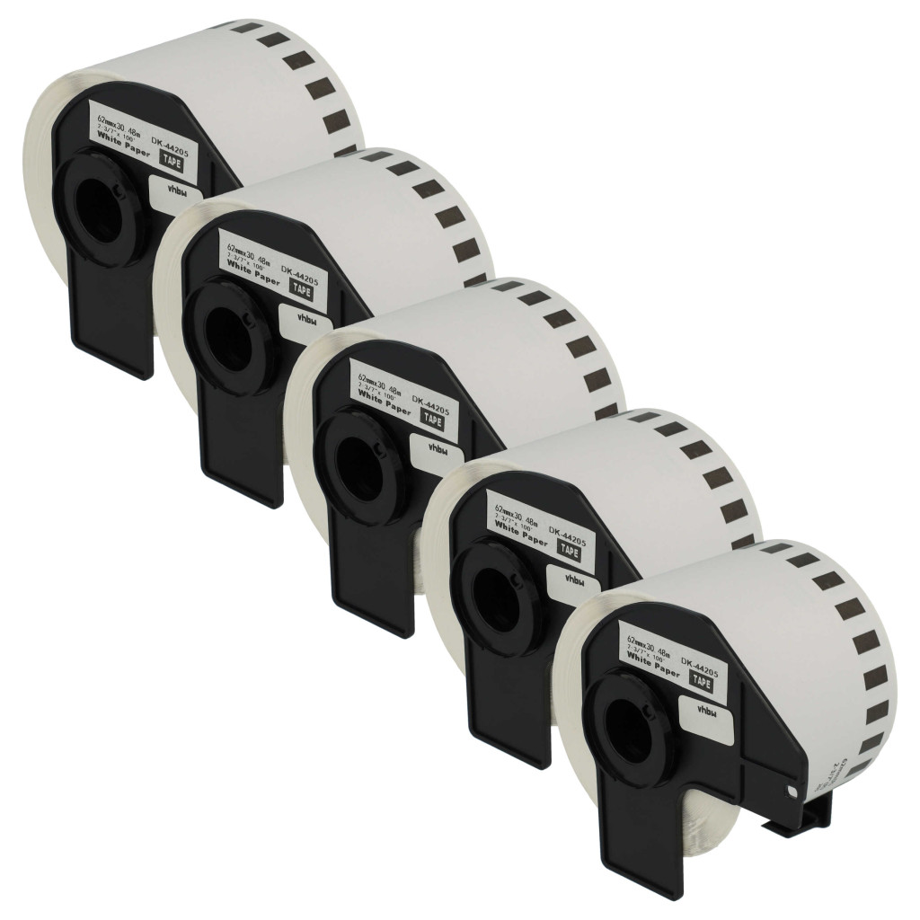 VHBW Címke Tekercs DK-44205 - 62 mm x 30,48 m