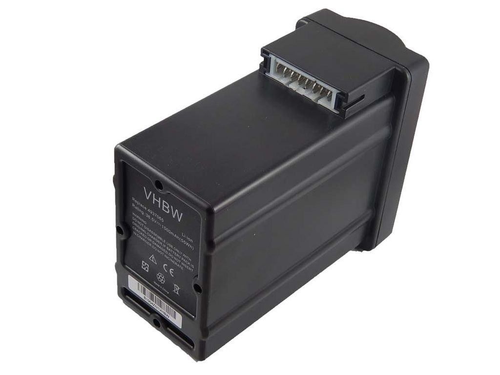 VHBW Elektromos kéziszerszámgép akkumulátor Wolf Garten Li-Ion Power-Pack 1, 4939090 - 1500 mAh, 36 V, Li-Ion tápdbet