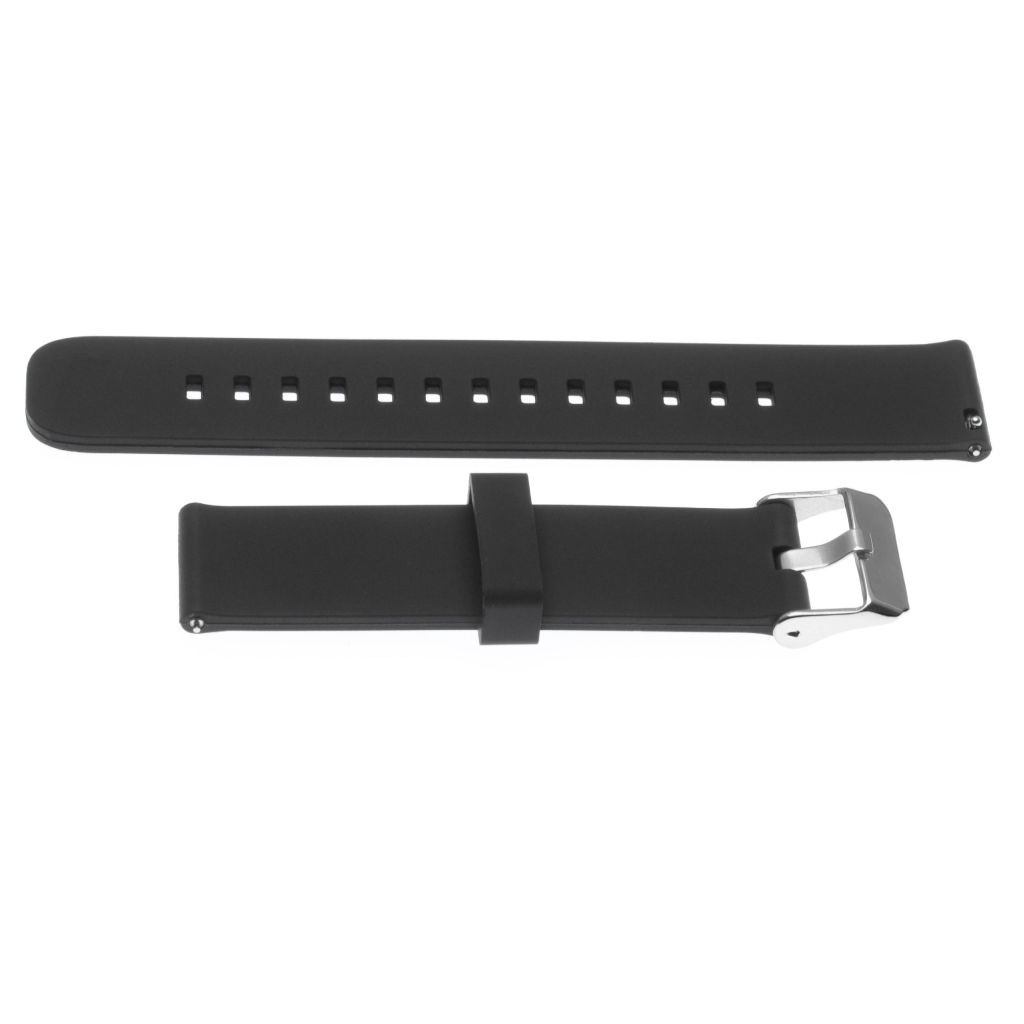VHBW Huawei Watch L karszalag - 12,2 cm + 8,5 cm, 20 mm, szilikon, fekete