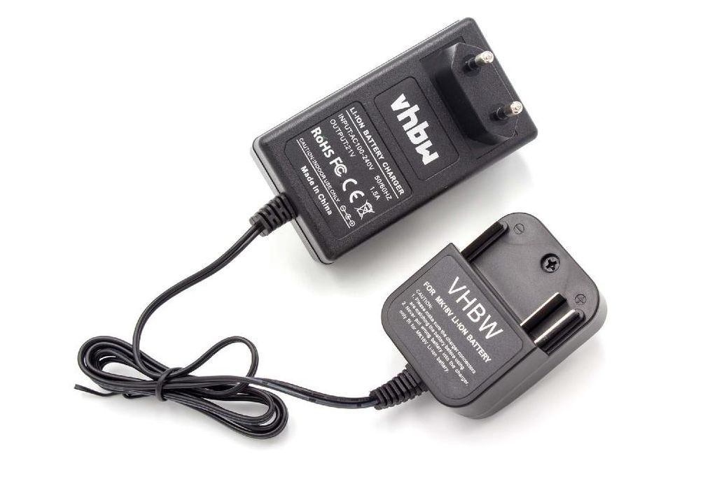 VHBW Kéziszerszám akkumulátor / akku töltő Makita 18V Li-ion akkumulátorhoz