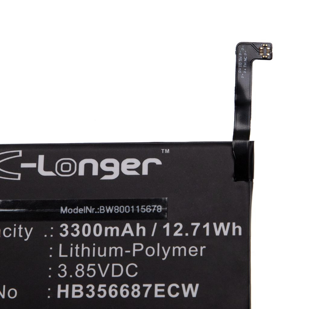 VHBW Mobiltelefon akku Huawei HB356687ECW - 3300 mAh 3,85 V Li-polimer - Okostelefon akku