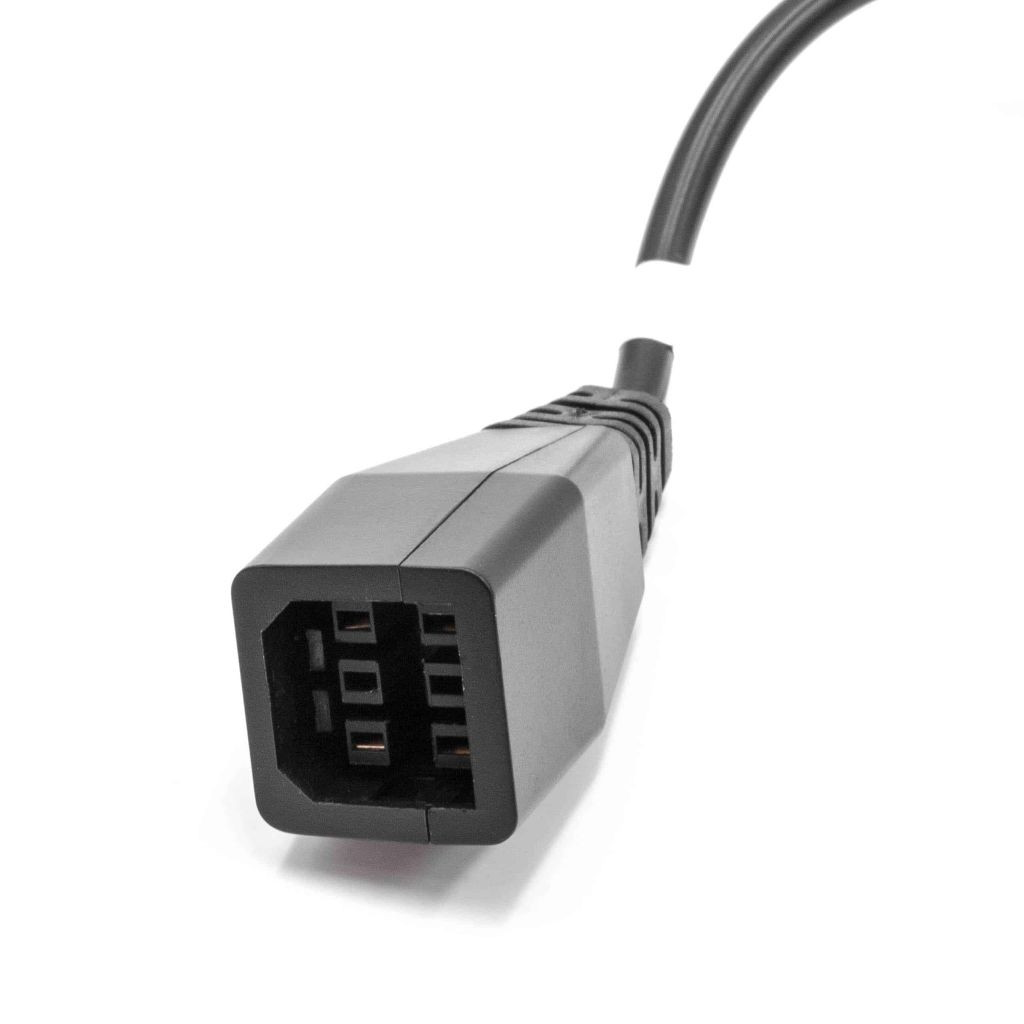 VHBW Microsoft Xbox One, 360 E, 360 Slim Tápadapter Kábel - 28 cm