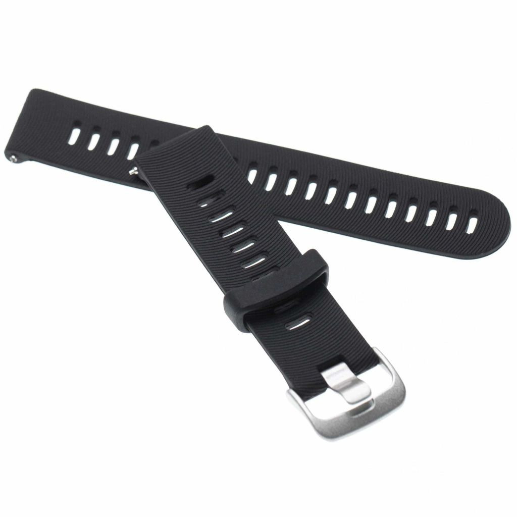 VHBW Garmin Forerunner csuklópánt - 11 + 8,5 cm, szilikon, fekete