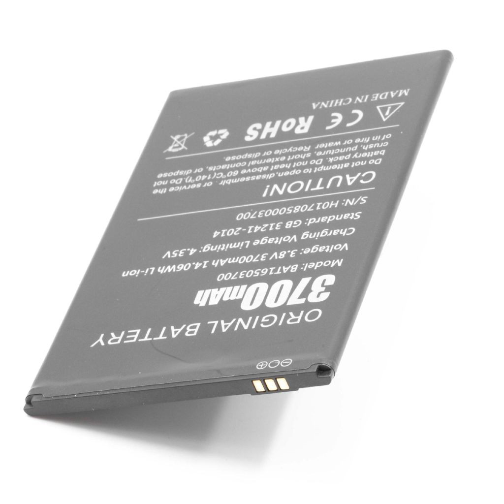 VHBW Mobiltelefon akkumulátor Doogee BAT16503700 - 3700 mAh 3,8 V Li-Ion - Okostelefon akkumulátor