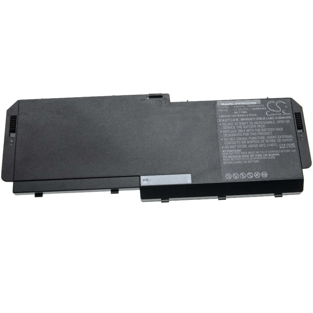 VHBW Notebook akkumulátor HP AM06095XL, AM06XL, HSN-Q12C, HSTNN-IB8G - 8200 mAh 11,55 V Li-Ion, fekete