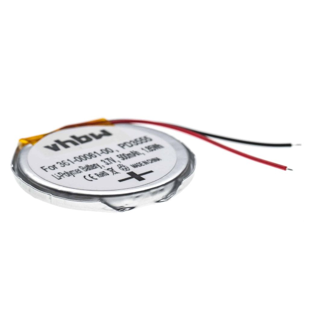 VHBW Garmin PD3555w Okosóra Elem, 361-00061-00, PD3555 - 500mAh 3,7V Li-polimer