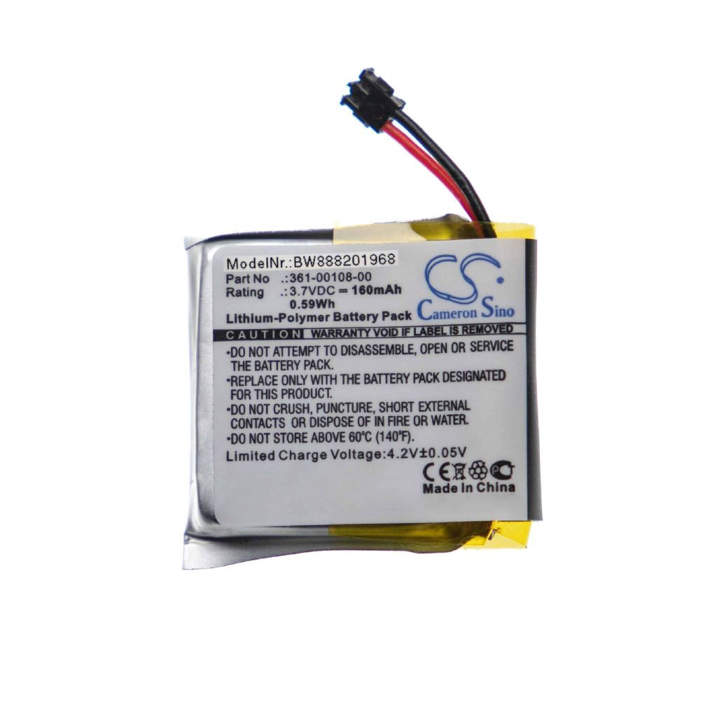 VHBW Garmin 361-00108-00, 361-00108-01 Okosóra Elem - 160 mAh 3,7 V Li-polimer