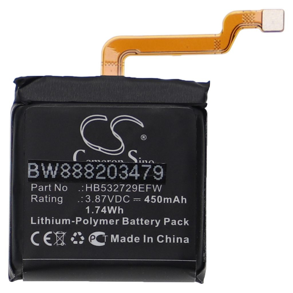 VHBW Huawei HB532729EFW, HB532729EFW-A Okosóra Akkumulátor - 450 mAh 3,87 V Li-polimer