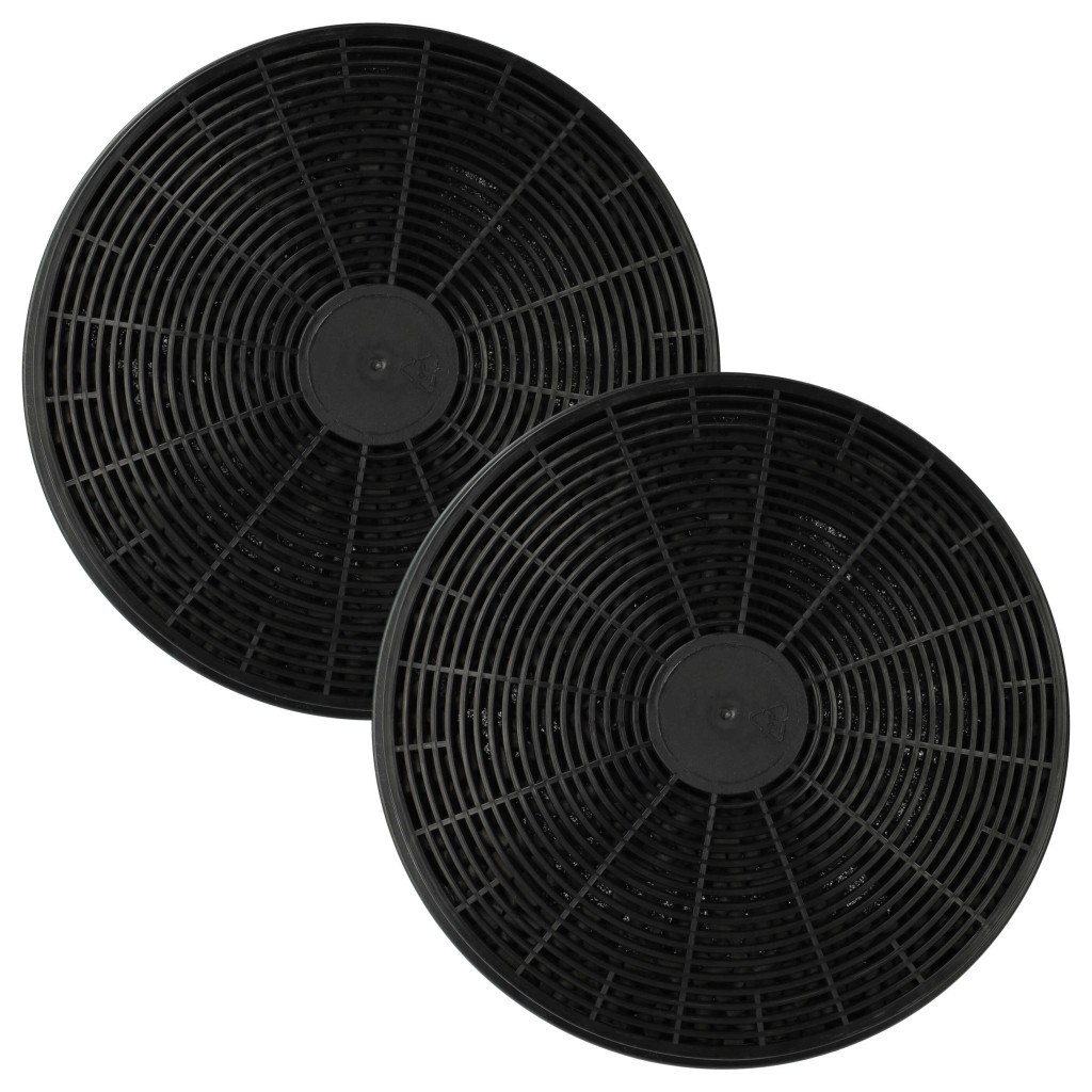 2x Activated Carbon Filter as Replacement for Baumatic ST1 for Hanseatic Hob - 17.5 cm