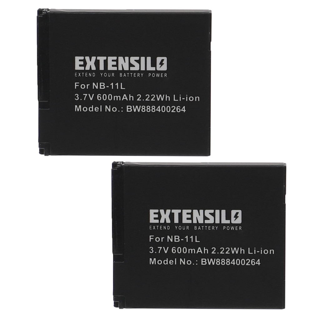 VHBW Fényképezőgép Akkumulátor NB-11LH, NB-11L - 600 mAh 3,7 V Li-Ion
