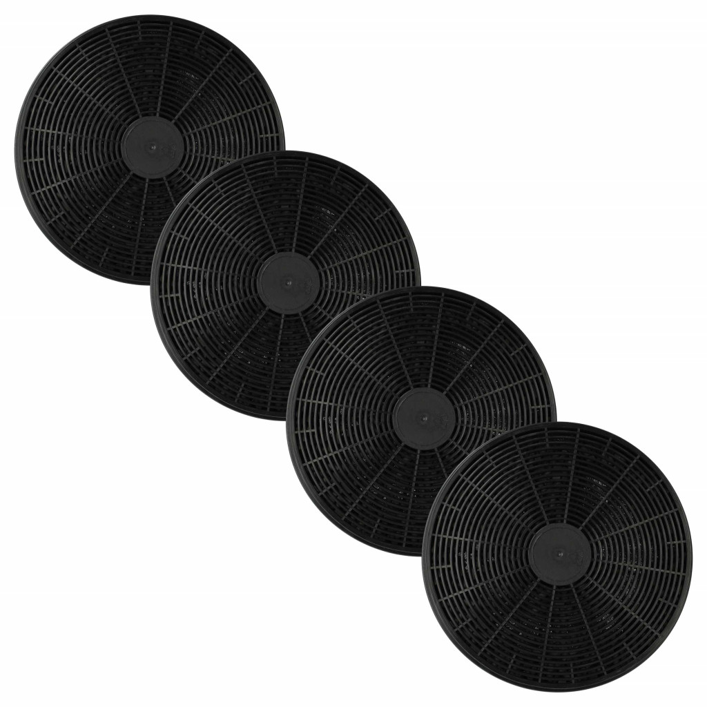 4x Activated Carbon Filter as Replacement for Baumatic ST1 for Hanseatic Hob - 17.5 cm