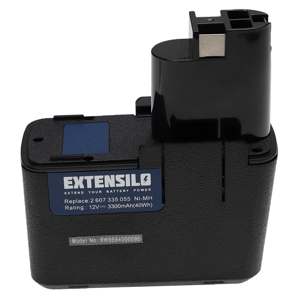 VHBW Elektromos szerszám Akkumulátor Bosch 2 607 335 055, 2 607 335 054 - 3300 mAh 12 V NiMH