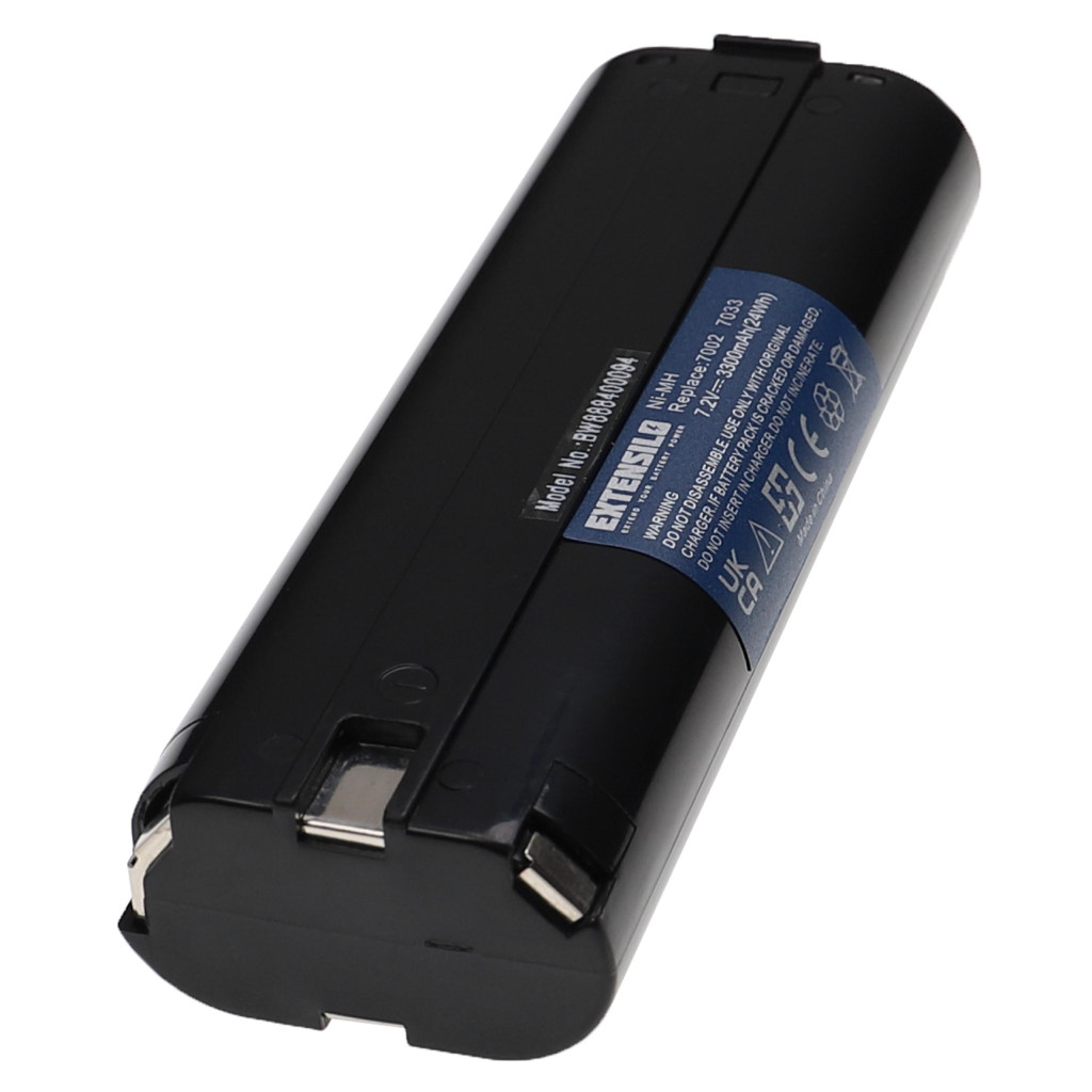 VHBW Elektromos szerszám Akkumulátor Einhell 91011 - 3300 mAh 7,2 V NiMH