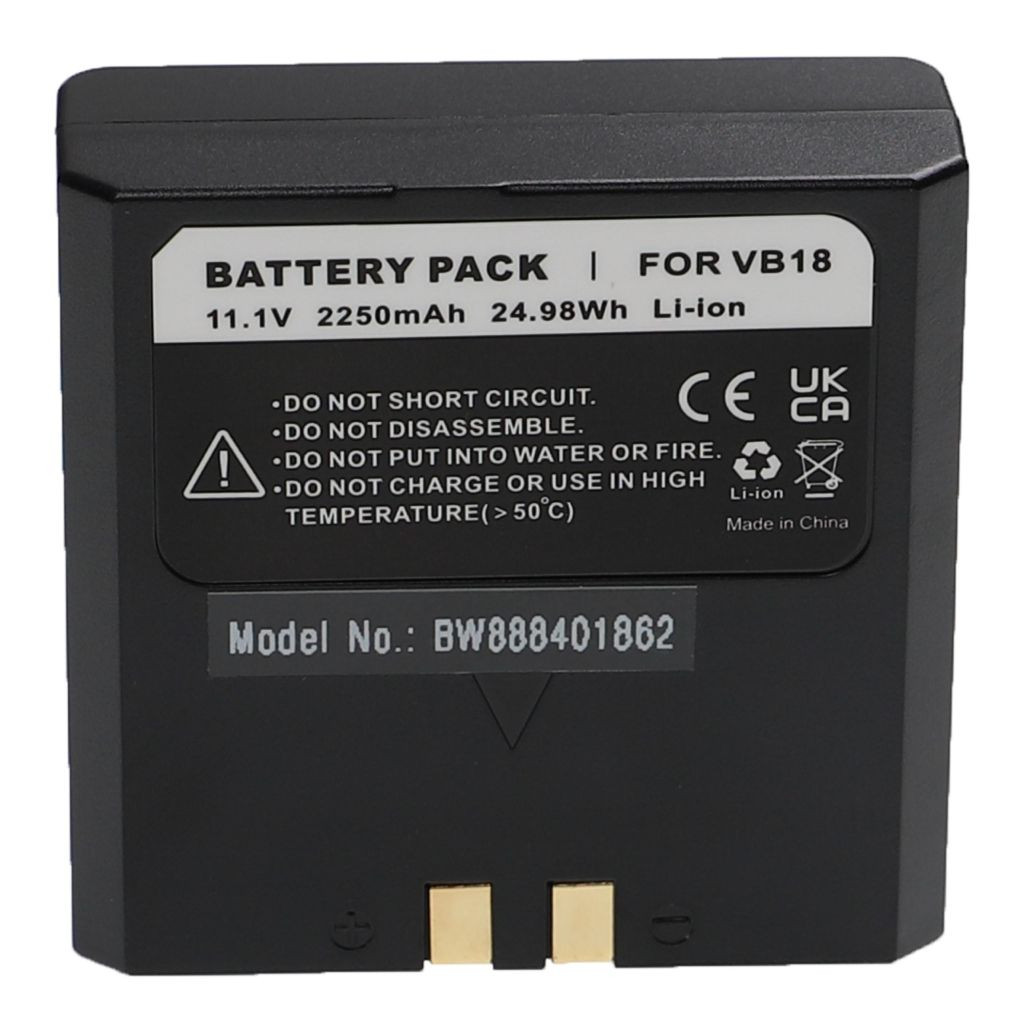 VHBW Flashpoint FPLFSMZLRB Fényképezőgép Vakuegység Akkumulátor - 2250 mAh 11,1 V Li-Ion