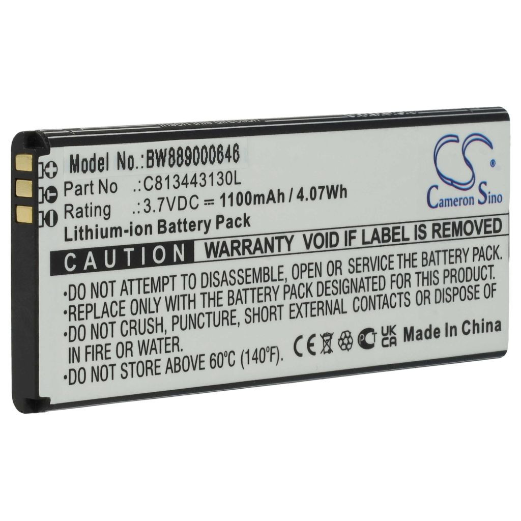VHBW Mobiltelefon akkumulátor a BLU C813443130L-hez - 1100 mAh 3,7 V Li-Ion - Okostelefon akkumulátor