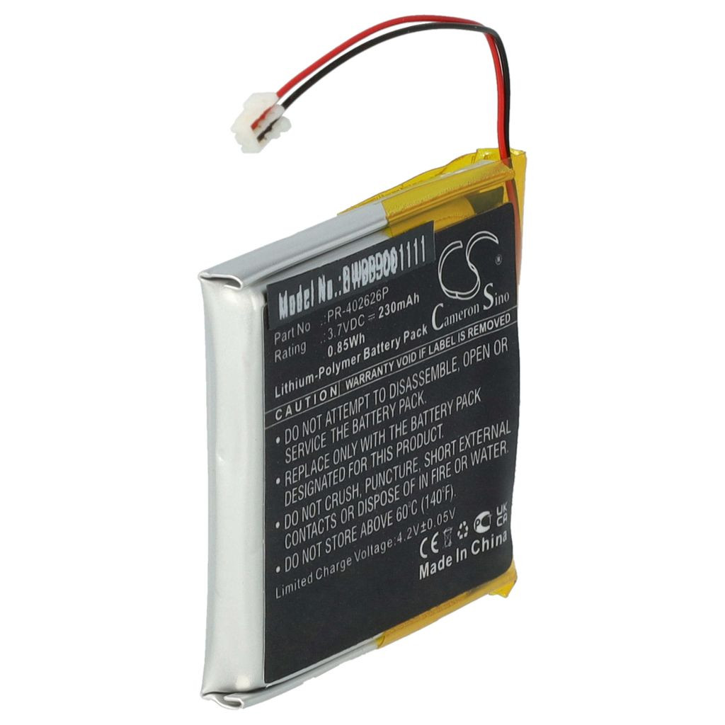 VHBW Suunto PR-402626P Okosóra Elem - 230 mAh 3,7 V Li-polimer