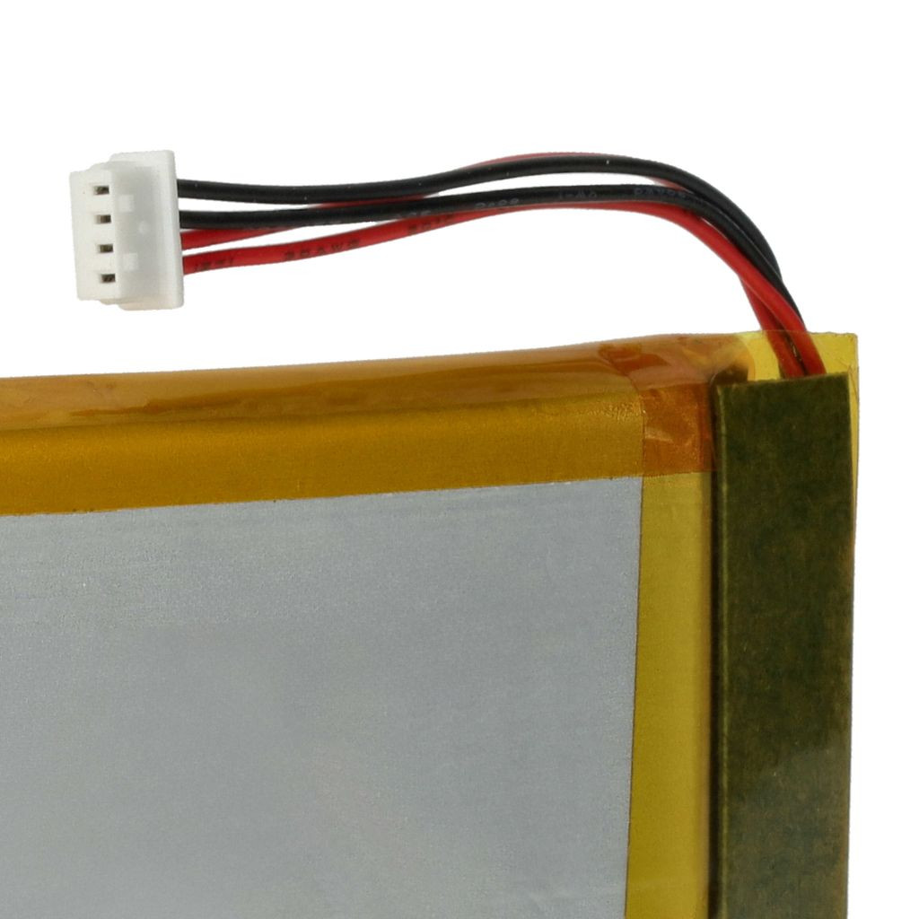 VHBW MP3-lejátszó elem xDuoo YT653071-hez - 1750 mAh 3,7 V Li-polimer