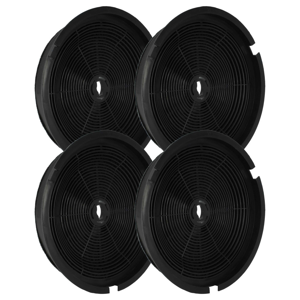 4x Activated Carbon Filter as Replacement for 484000008647, 480181700941 for 3i marchi Hob - 19 cm