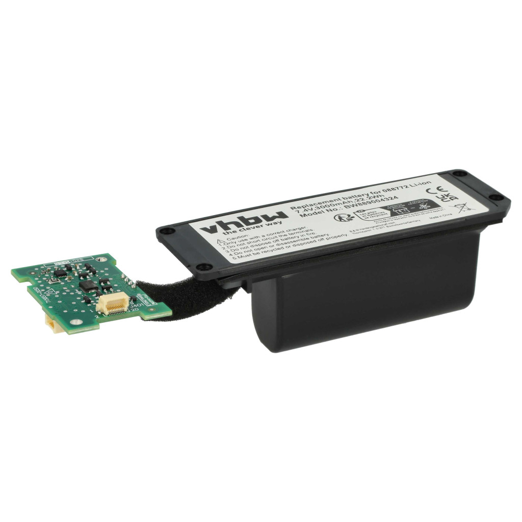 VHBW Hangszóró Akkumulátor Bose 080841, 088772, 088789, 088796 - 3000 mAh 7,4 V Li-Ion