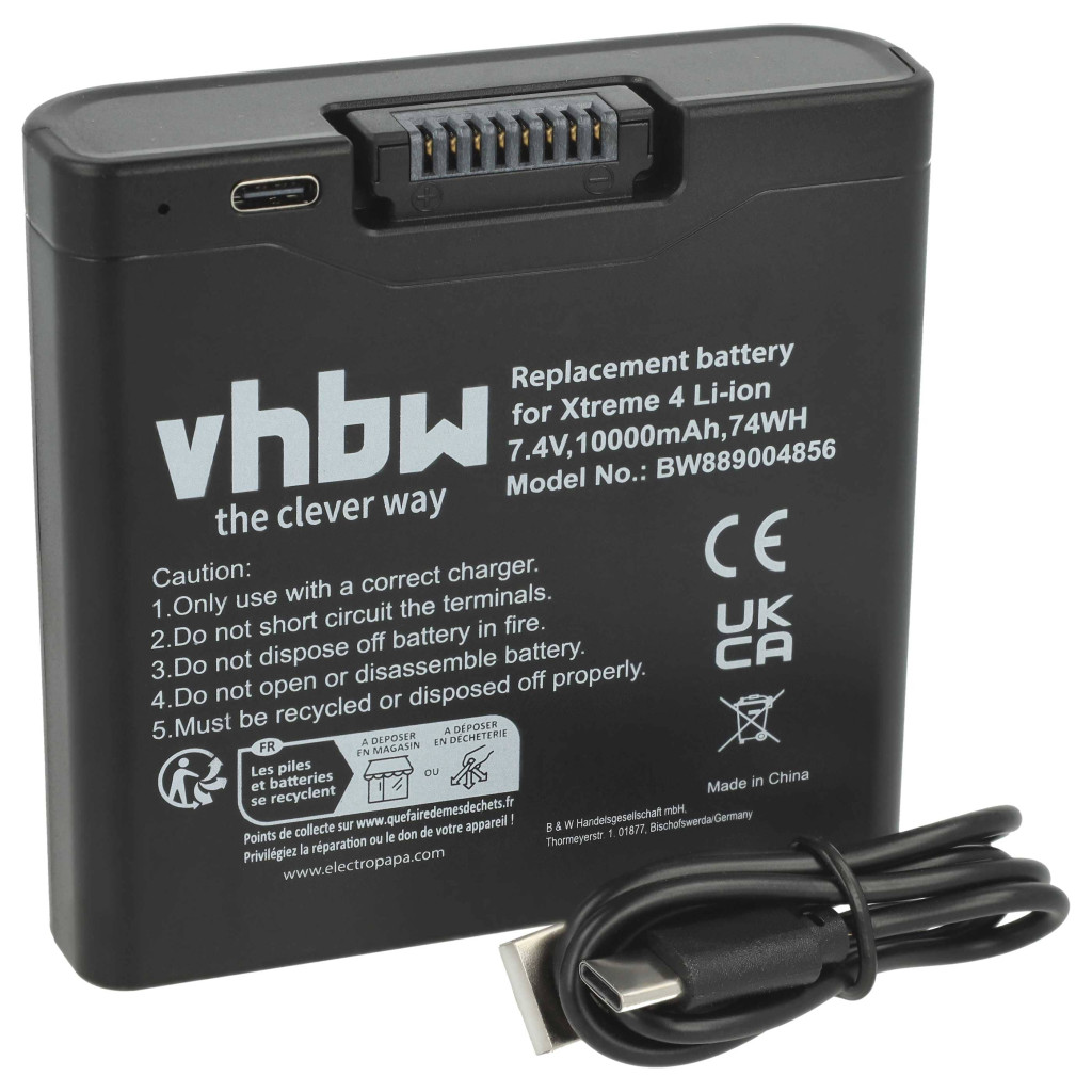 VHBW Hangszóró Akkumulátor FG4CELL21700G - 10000 mAh 7,4 V Li-Ion
