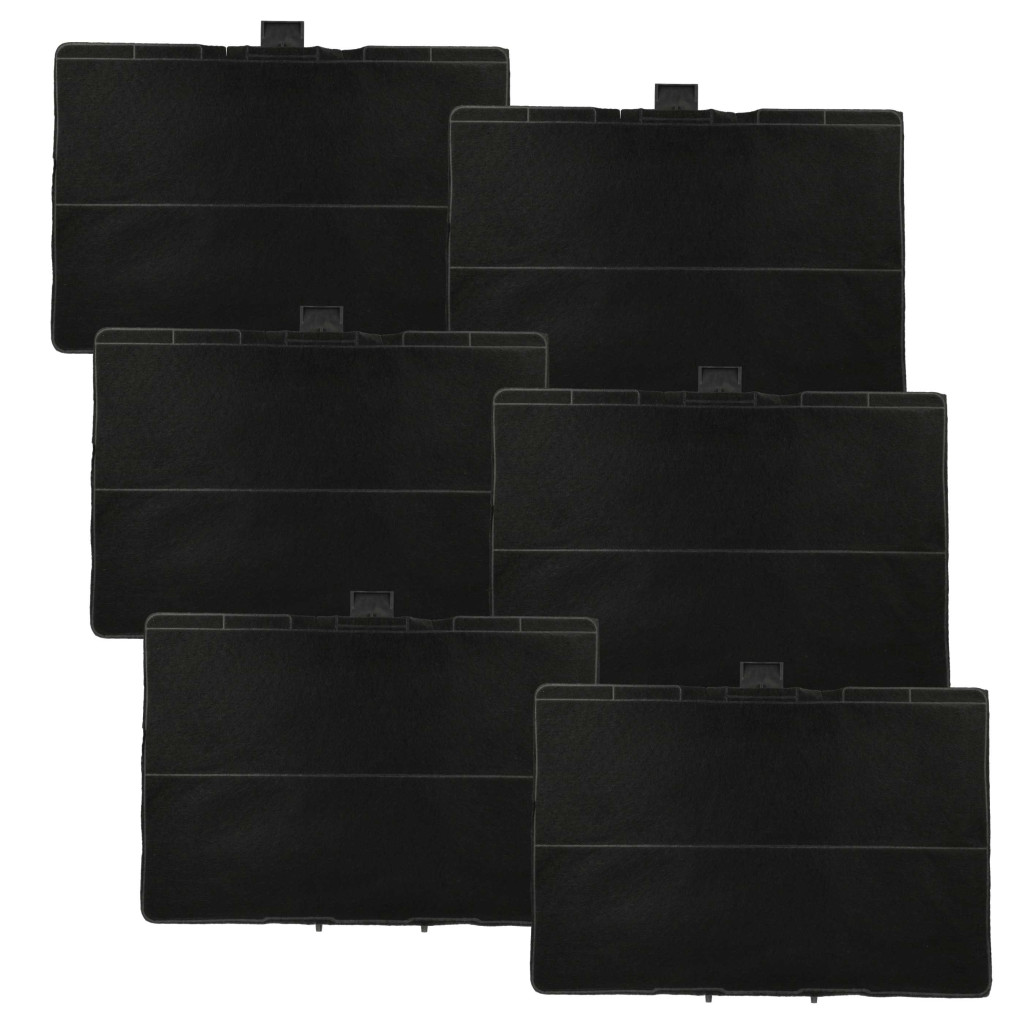 6x Activated Carbon Filter as Replacement for Bosch, Constructa, Neff, BSH for Bosch Hob - Maße in cm cm
