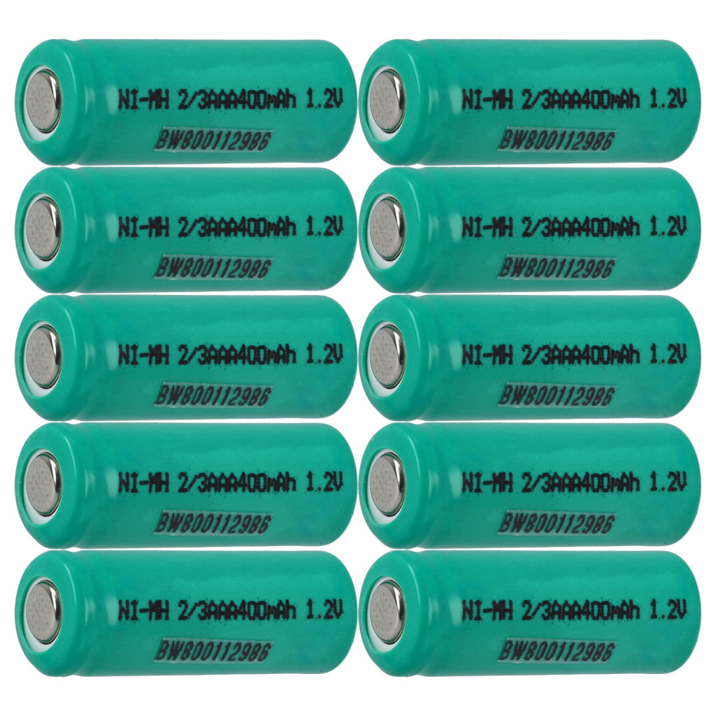 VHBW Akkumulátor cellák 2/3AAA helyettesítésére - 400 mAh 1,2 V NiMH