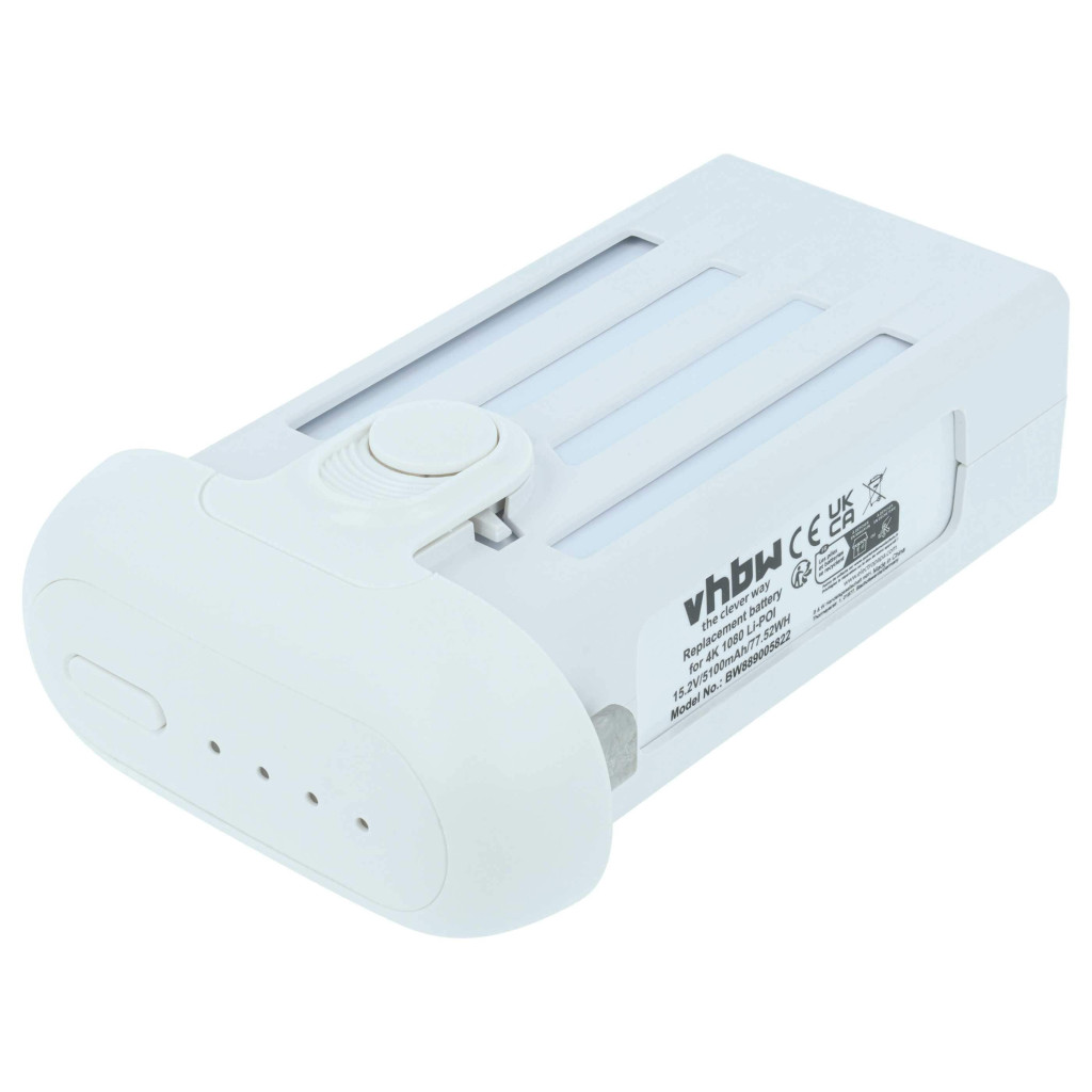 VHBW Drón Akkumulátor Xiaomi 4K Version 1080 - 5100 mAh 15,2 V Li-polimer