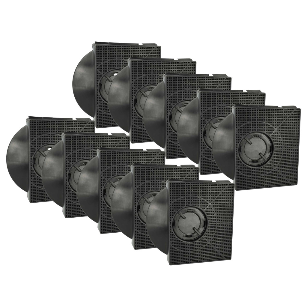 10x Activated Carbon Filter as Replacement for AEG 8718868949554 for Zanussi Hob - 21.3 x 20.7 x 4.1 cm