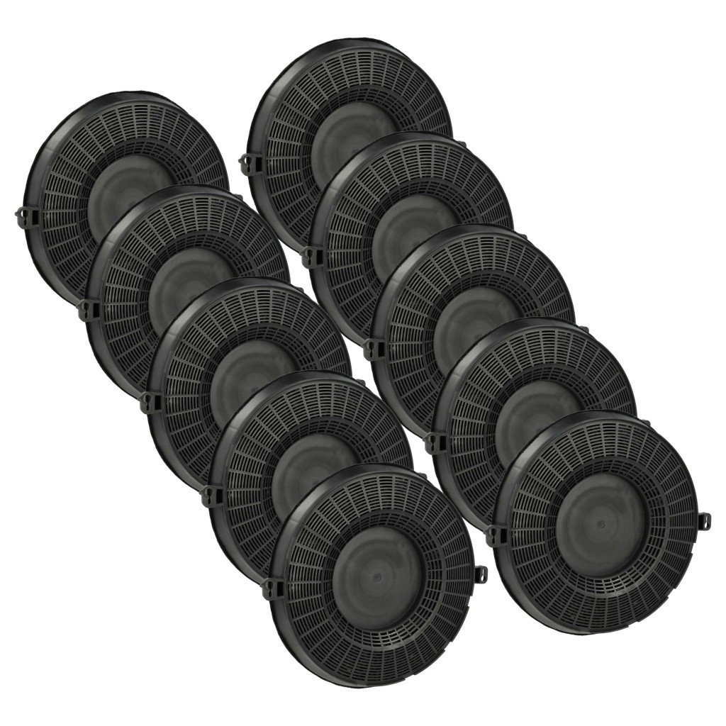 10x Activated Carbon Filter as Replacement for AEG EHFC48, Typ 48, 9029793610 for Zanussi Hob